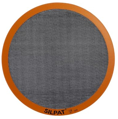 Silpat The Original Perfect Pizza Tapis de cuisson en silicone anti-adhésif rond 40,6 cm