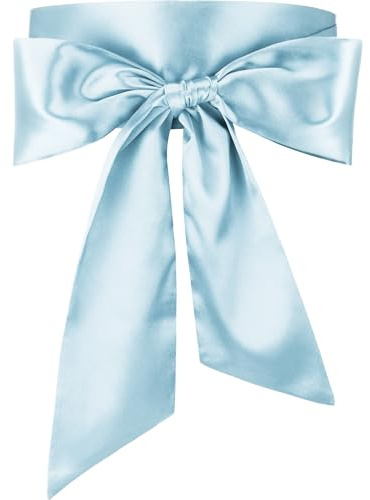 Glitopper Satin-Taillengürtel für Damen, Schärpe, Taillengürtel für besondere Anlässe, Brautschmuck, Hochzeit, Abschlussball, formell, 8,9 cm breit