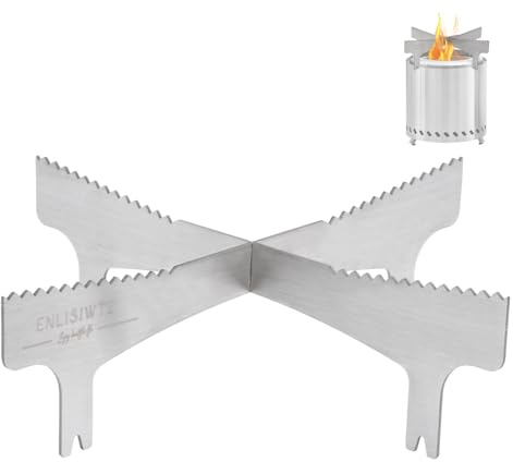 Feuerschalen-Kochrahmen für Solo-Herd Mesa XL – Feuerschalen-Zubehör verwandelt Tisch-Feuerstelle in Camping-Kochofen, Ersatz für Lagerfeuer, Lagerfeuer Kochring (für Mesa XL oder Lagerfeuer)