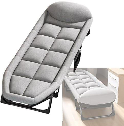 Gästebett Klappbar, Klappbett Erwachsene Mit Éponge-Matratze, Klappbar Feldbett Für Camping,Tragbares Klappbett Geeignet Für Büro Gästezimmer, Keine Montage Erforderlich(200 * 65 * 40cm)