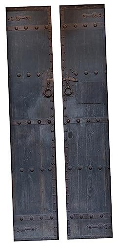 Yardenfun 2piezas Pegatinas De Puerta Autoadhesivas De Efecto Rústico Decoración De Pared Para Salón