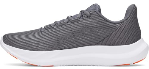 Under Armour Charged Speed Swift, chaussures de course ultra-légères avec semelle en caoutchouc, baskets homme offrant un excellent maintien, Hommes, Castlerock / Black / team Orange, 42.5