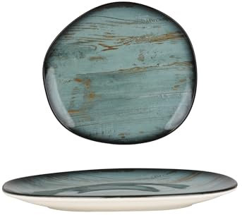 Bonna Platos de cena - Madera - Porcelana - 29 cm - juego de 6