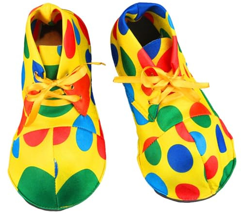 1 Paio Di Scarpe Da Clown, Grandi Scarpe Da Parodia Divertenti, Scarpe Da Clown Arcobaleno, Scarpe Da Cosplay, Scarpe Da Spettacolo Teatrale, Adatte Per Feste In Costume E Spettacoli Di Festival