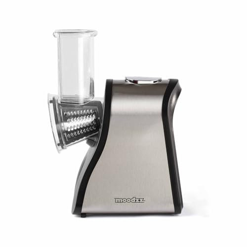 Moodzz - MZ-2307 - Rallador Eléctrico Multifuncional - Corte - Rallador - Molienda
