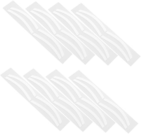 NULYLU Stencil e Varietà di Stili 24 Paia per Sopracciglia in Silicone Riutilizzabile Design Regolabile per Trucco e Tatuaggio delle Sopracciglia