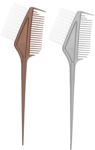 Sewroro Set 2 Pezzi Pennelli Applicatori per Tintura Chioma Spazzola per Tinture per Chioma Strumento per Parrucchieri e Barbieri Accessori per Saloni di Bellezza Uso Domestico e