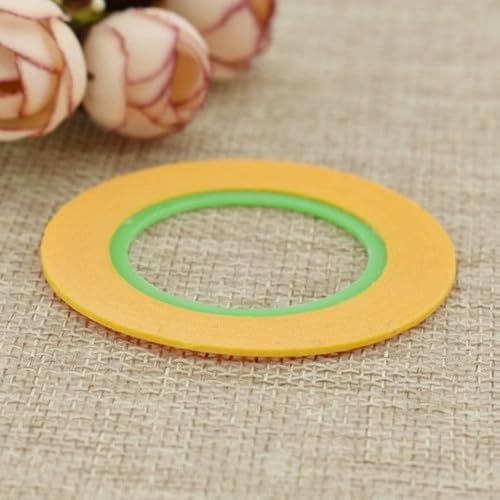 Lecreatekit Fine Line Model Covering Tape, Masking Strip for DIY Spraying and Craft Tools, 18m Length in 1mm/2mm/3mm Widths