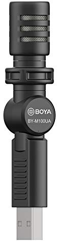 BOYA BY-M100UA Mini omnidirektionales USB-Kondensatormikrofon für Windows Mac Computer PC Videoaufnahme Podcast Live Stream