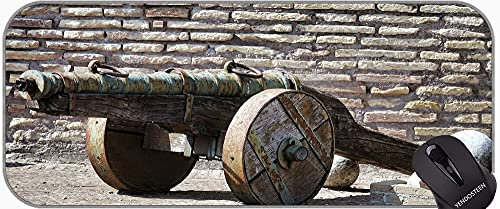 XXL Desk Tappet Big Laptop Protector Accessori per computer Tappetino per il mouse Mouse, Pistole Armi ITALIA GAMING TAPPA PAD PAD con bordi cuciti