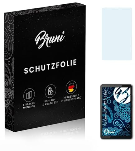 Bruni Schutzfolie kompatibel mit Lenovo Tab M7 3rd Gen Folie, glasklare Displayschutzfolie (2X)