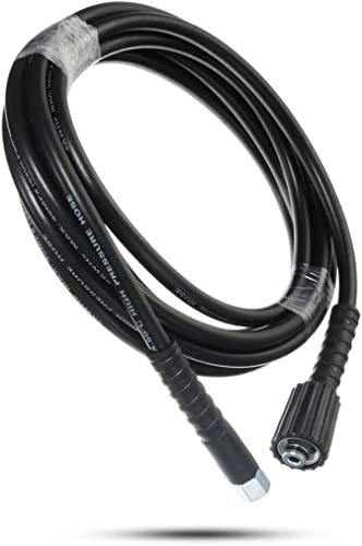 YUET Tubo Flessibile per idropulitrici 5M, Tubo per Idropulitrice, M14 x M22 (14 mm), per il Lavaggio dell'auto e la Pulizia del Giardino