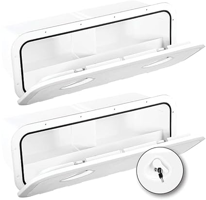 wellenshop Aufbewahrungsbox Luke 243 x 607 mm Farbe Grau