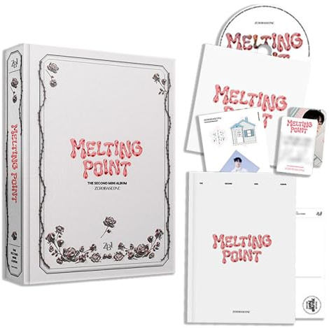ZEROBASEONE - 2nd Mini Album [MELTING POINT] (FAIRYTALE Ver.) Out Box + Photobook + CD-R + Envelope + Postcard + Photo Card + Paper Mobile + 9 Extra Photocards