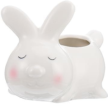 CAXUSD Weihnachtskaktus Saftiger Blumentopf tierischer Sukkulententopf Mini-Kaktus Bunny rabsöl weihnachtsdeko Töpfe für Pflanzen Desktop-Blumentopf Kleiner Blumentopf einfach Container