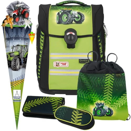 Generisch Traktor Greentrac ERGO Primero McLight Schulranzen-Set