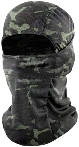 Fuinloth Balaclava Motor Vindtät UV Kylning Unisex Bläckkamuflering