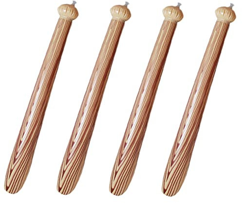 BESPORTBLE Aufblasbare Baseballschläger 4 Stück PVC 80cm Leichte Sport Und Party Jubelstäbe Für Kinder Und Sportfans Bei Outdoor Spielen Und Feiern