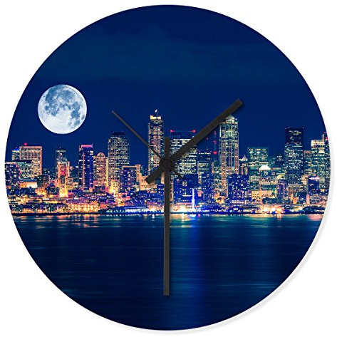 Wandkings Wanduhr mit traumhaften Motiven - Wähle ein Motiv - New York Skyline