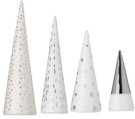 räder GmbH Kleiner Winterwald, 4er Set mit Silber