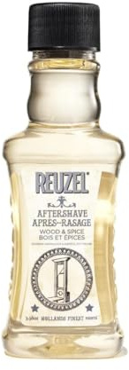 Reuzel Wood and Spice Aftershave, End Your Shave in Style, 3.38 oz
