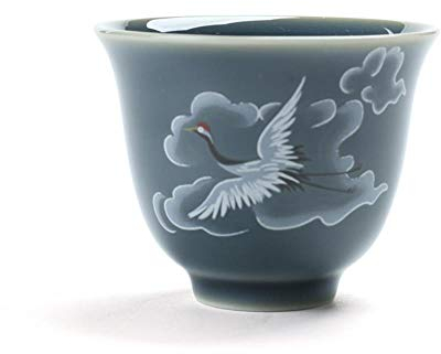 YEZINB Tazza da tè in Ceramica 50ml Scodella per Animali in Porcellana Piccola scolpita in Porcellana