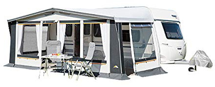 dwt Wohnwagen Vorzelt Prinz Plus 300, Ganzjahresvorzelt für Wohnwagen, Dauercamping-Zelt in 9 Größen, Größenauswahl:Gr. 10 Umlaufmaß 821-850 cm