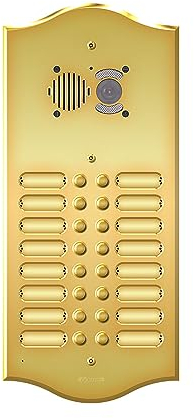 Videocitofono con piastra frontale Serie Roma 16 BP 2 File - 3216/2/RI - COMELIT