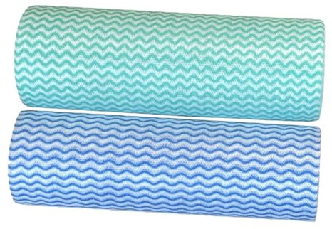 Alipis 2rollos Toallitas Desechables para Polvo Paños De Limpieza Absorben Agua y Aceite Resistente y Fácil De Usar