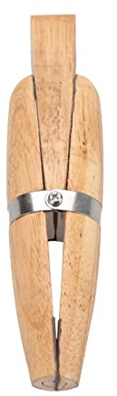 Haosie Wooden Ring Clamp, Jewelry Making Wood Clamp, Wooden Bench Jewelers Holder, with Wedge Lock, for Jewelry Making (7.48 x 1.97 x 1.38 inch)