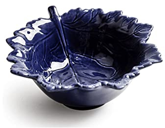 OQHAIR Vassoio per guarnire Vassoio per Frutta, Piatto in Ceramica Insalatiera per la casa, Stoviglie Creative Ciotola in Foglia d'Acero, Conservazione della Frutta, Piatto per organizzar