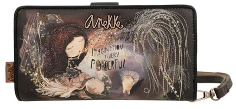Anekke Monedero Grande Dreamverse - Multi-Compartimento | Gran Capacidad - Medidas: 18/10/3 Cm - Accesorios Y Complementos Mujer