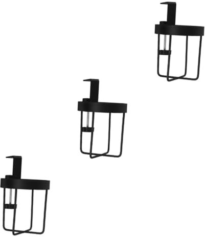 PRETYZOOM 3 Piezas Portavasos con Clip De Escritorio Portabotellas De Mesa Portavasos De Baño De Escritorio De Mesa con Clip Material De Oficina Planchar