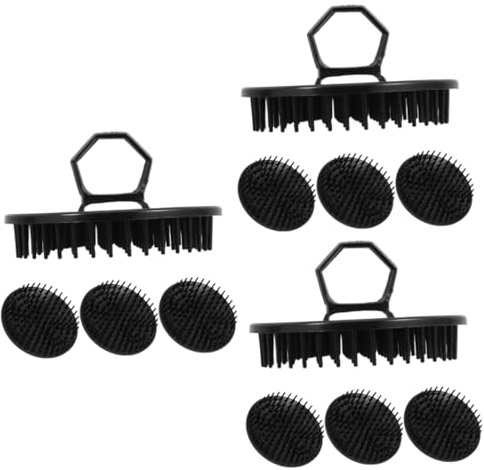 Baluue 12stücke Kopfhaut Massagebürste Handheld Shampoo Bürste Für Effektive Haarwäsche Und Entspannende Kopfhautmassage Für Haartypen Verbesserung Kopfhautgesundheit
