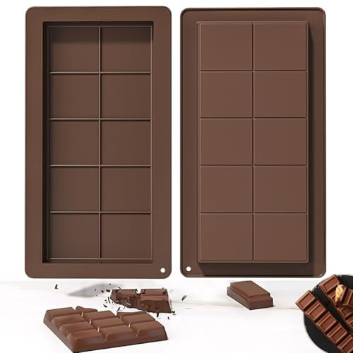 Stampo Cioccolato, 2 pezzi Stampo per Cioccolato in Silicone, Silicone Stampini Cioccolatini Antiaderente, Stampi per Cioccolatini, per dolci Pralinati al Cioccolato, Ganache e Praline