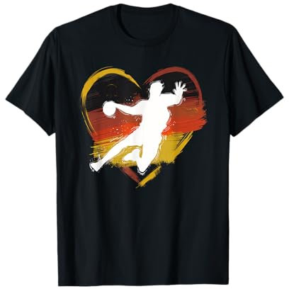 Handball Deutschland Trikot Handballspieler Handballspiel T-Shirt