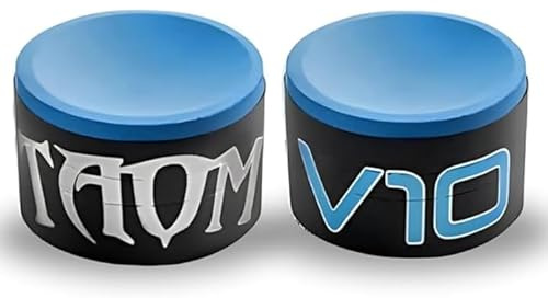 Y2Play Taom V10 Blue Professional Pool/Billiard Cue Chalk - 2 Pack