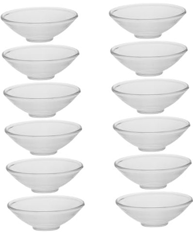 Didiseaon 12pcs Candle Drip Protector Tray Reusable Candle Drip Guards for Taper Wax Holder Decorative Glass Protector for Home Restaurant