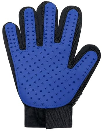 GentleGroom 259-Tip Pet Hair Removal Glove – Deshedding & Grooming Glove for Dogs & Cats, Washable, Adjustable Wrist, Fur Peels Off Clean, Perfect Pet Grooming Glove for Cats & Dogs