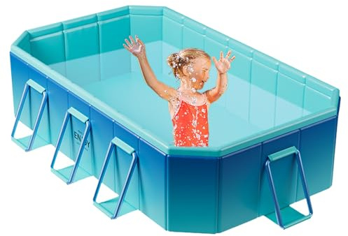 Folding Pool - Inflatable Children Swimming Pools, Dogs Pet Wading | , Portable Bathtub Non-inflatable Kiddie Swim Bath, Cat Shower Tub Outdoor Indoor