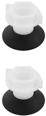 ECSiNG Lot de 2 bouchons d'obturation pour trop-plein de lavabo ou de citerne capuchon blanc adapté aux trous de 21 à 38 mm bouchon décoratif