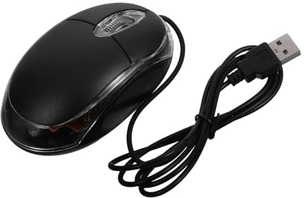 FIXOSHEE Souris USB Filaire Petite et Ergonomique, Souris Optique Boutons Silencieux, pour Ordinateur Portable et Environnement de Travail