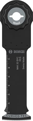 Bosch 10x Lama per taglio dal pieno MAII 32 EPC | per Legno tenero, Larghezza 32 mm, Professional Accessorio Utensile multifunzione