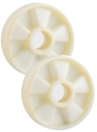 Rouleaux De Transpalette Roues en Nylon sans Roulement Transpalette Rouleau Plusieurs Tailles Rouleau De Charge Roue Motrice Auxiliaire Chariot élévateur à Main Roues Avant, 200x50-47