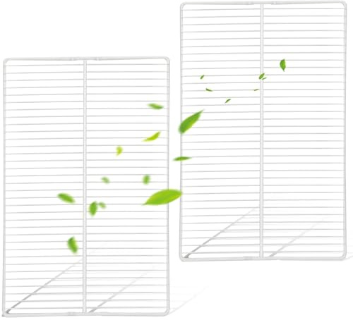 240360908 Refrigerator Shelves 2 Pack Compatible with frigidaire & kenmore Replace 240360901, 240360905, 3189137, AP5805565, EAP9492365, 25 X 16 Inch Fridge Wire Shelf