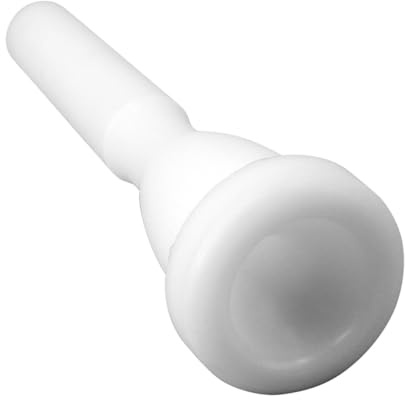 Hemobllo Embout Trompette Blanc Résistant Fissure Remplacement pour Corne Dorée Accessoire Musical Élégant pour Performance
