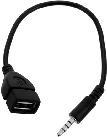 DIYEAH Adattatore Usb a Jack Audio 3,5 Mm Cavo Convertitore Audio Auto Compatibile Mp3 Connettore Maschio-femmina Per Riproduzione Musicale Veicolare Portatile