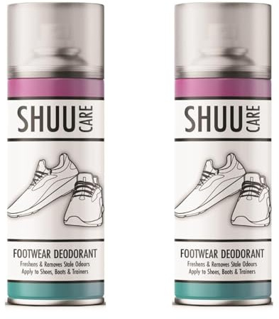 Shoe & Boot Deodorant, Footwear Odour Neutraliser, Fresh Scent for Shoes, Boots & Trainers, Quick Action Odour Control, 250ml, (6, Shoe & Boot Deodorant Spray)