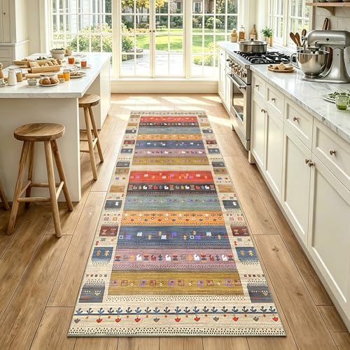 ysodxase Lungo Tappeto da Cucina 60 x 400 cm Tappeto Passatoia per Corridoio Largo Tappeti Runner Antiscivolo e Lavabile Tappetino Passatoia Tappeto Ingresso per Corridoio Entrata Camera da Letto