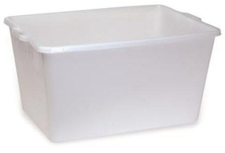 Ecoplast | Cesta Porta Pane Grande, Capacità 100 Lt, Colore Neutro, 77,5x53,5x40, Made in Italy